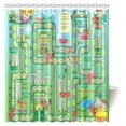 thumbnail image 1 of Cortina de Ducha ABPHQTO Ciudad Paisaje Mapa 160x180 cm, 1 of 2