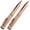 Rosegold, variant on STONEGO Twist Metal Ballpoint Pen - Premium retractable rollerball pen with elegant stripe design, durable metal construction and smooth ink flow - Perfect for professional writing, gift giving