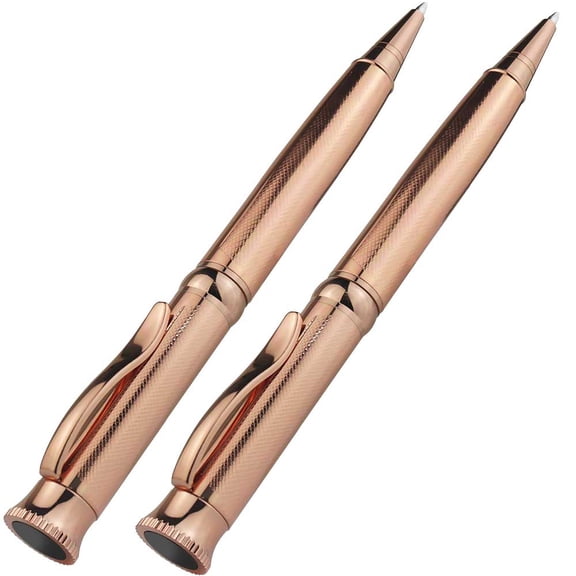 STONEGO Twist Metal Ballpoint Pen - Premium retractable rollerball pen with elegant stripe design, durable metal construction and smooth ink flow - Perfect for professional writing, gift giving
