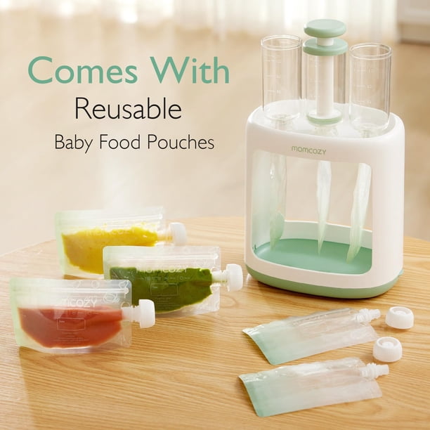 Squeeze Station Fabricant De Jus Et Purées Pour Bébé - Avec Sacs De Rangement Réutilisables