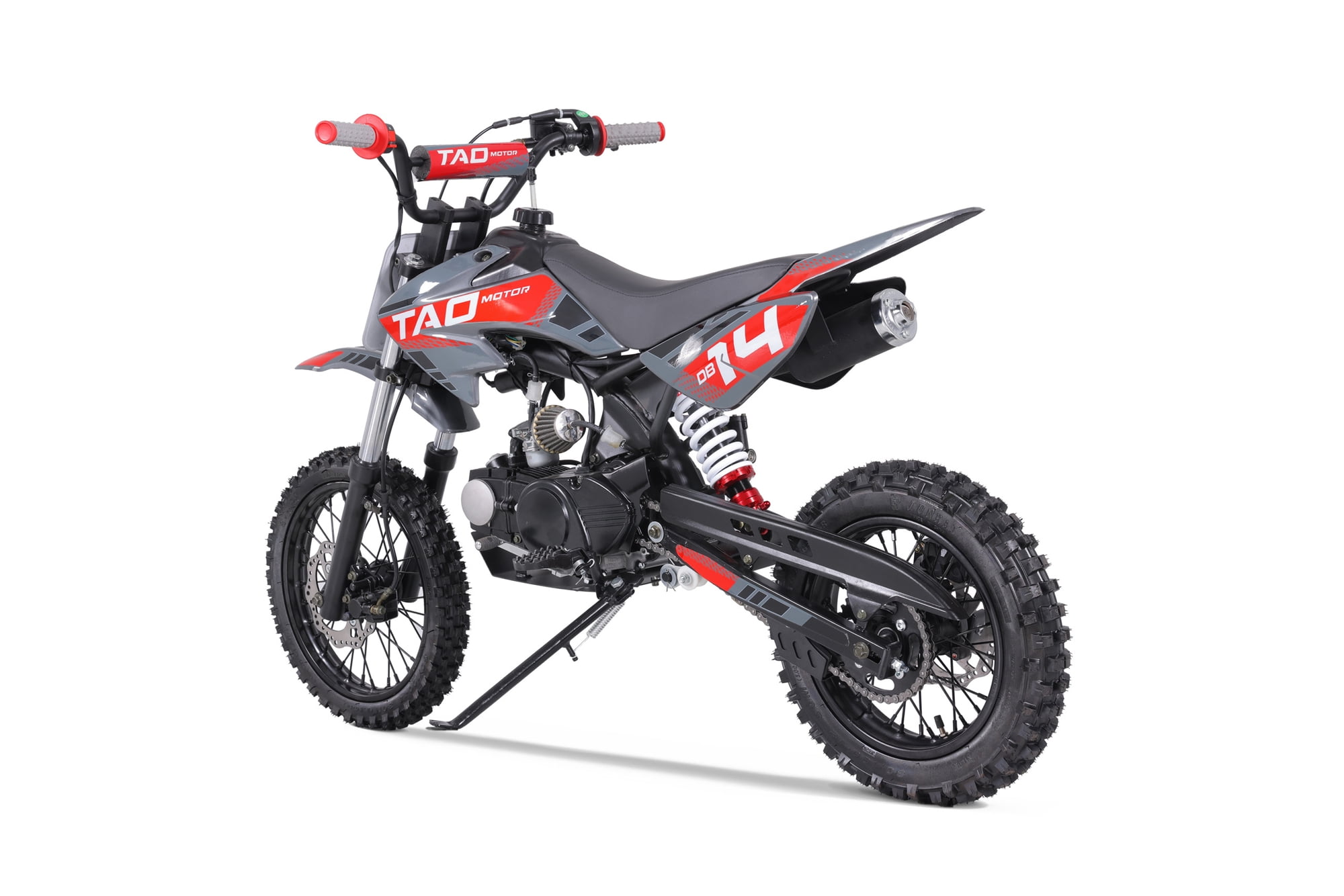 TAO MOTOR New DB-14 110CC Kids Dirt Bike with Automatic Engine Kick Start,Red