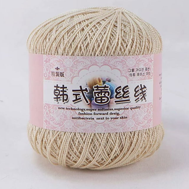 Wzzjkit Yarn for Crocheting Multicolor Lace Thread DIY Woven Mercerized Baby Fine Thread Crochet Yarn for Crocheting & Knitting, Gift Beginners and Adults, Yarn