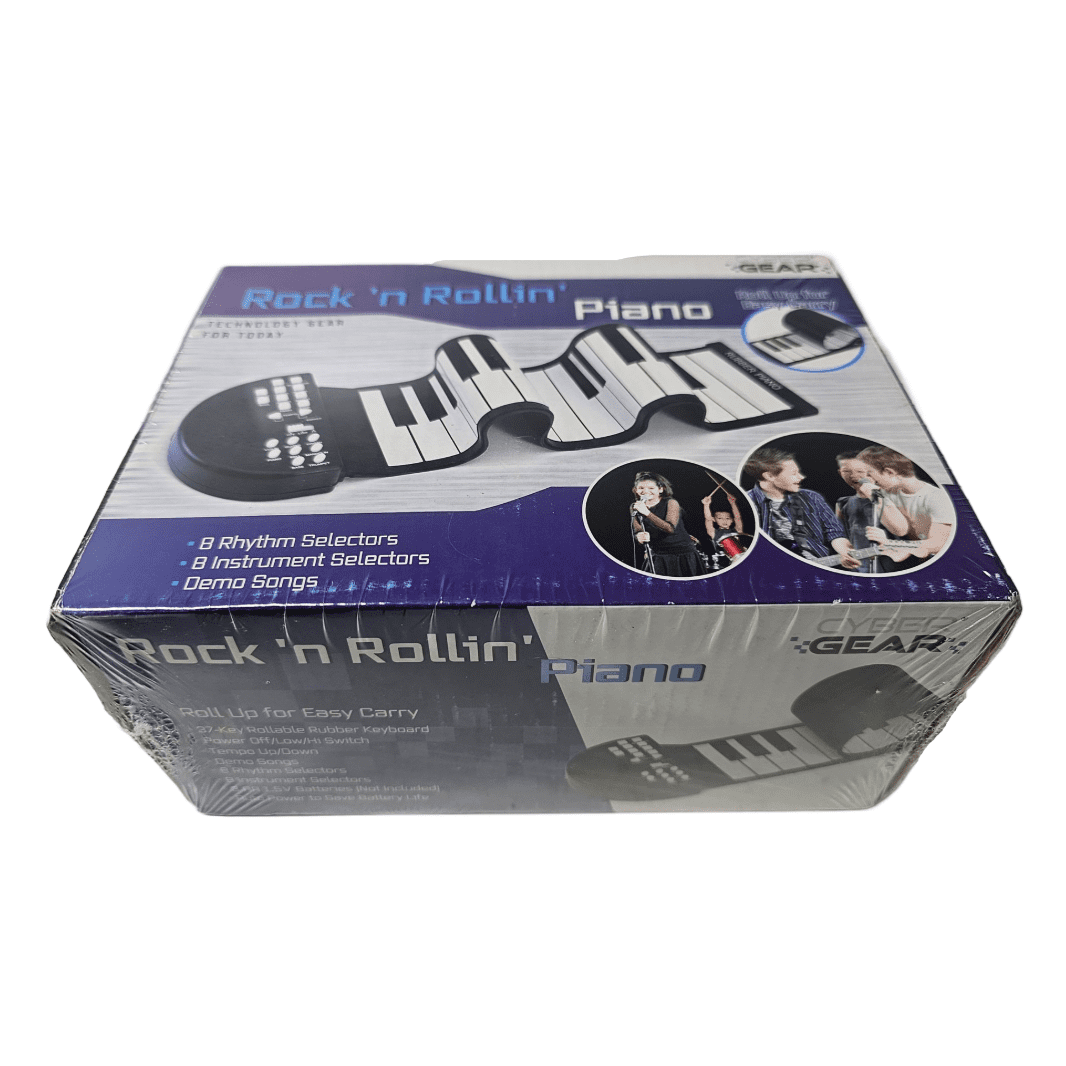 Cyber Gear Rock n' Rollin' Roll Up Piano Rubber 37 Key