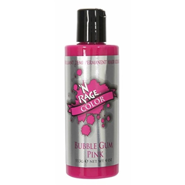 N rage Brilliant Demi Permanente Hair Color Bubble Gum Pink 4 Ounce