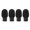 Black, variant on Drum Mute Drum Dampener Drumstick Silents Practice Tip Musical Instruments Part