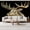 Color 1, variant on Abstract Deer Head Collage Intricate Patterns Black Peel and Stick Wall Murals 69"H x 96"W Removable PVC Wallpaper Self-Adhesive Wall Paintings for Bedroom Living Room