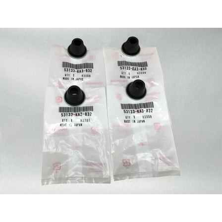 4 Pack Honda OEM Handlebar Mounting Rubbers CR 125,250,500 CRF 450,250 53133-KA3-832