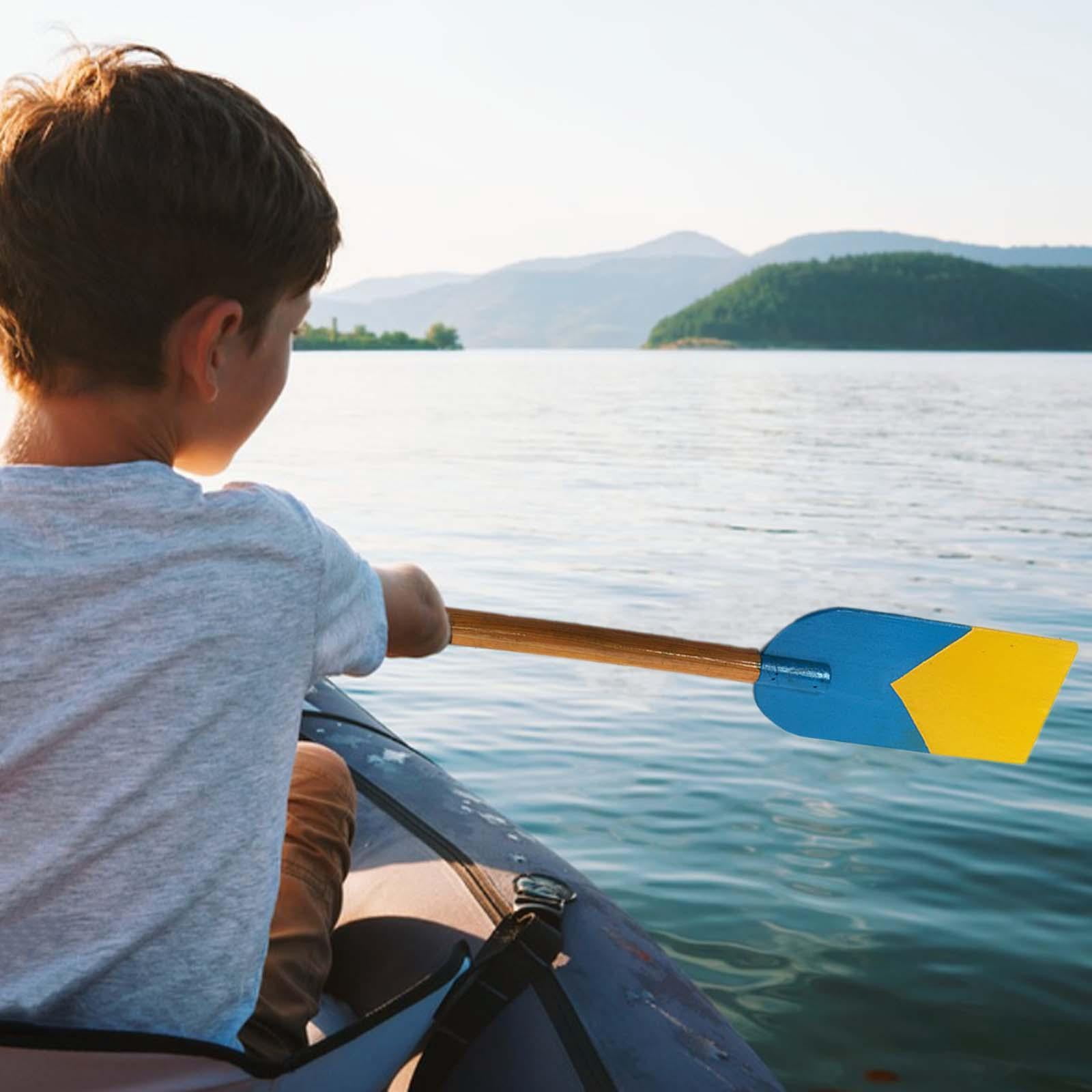Baoblaze Children Paddle Props Boat Rowing Paddle for Dragon Boat Dances Performances 60cm blue