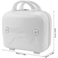 XJU14in Small Travel Hand Luggage Mini Carry On Luggage, Large