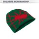 thumbnail image 4 of Gorra de ciclismo única y económica, cálida, cómoda y transpirable, forro de casco de acrílico, fondo verde, 22x22cm, 1 Pcs, 4 of 7