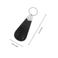 thumbnail image 2 of MERRYHAPY Cuerno Para De Cuero PU Con Llavero Portátil Color Negro Para Viajes, 2 of 7
