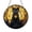 Acrylic 3.5 Inch, variant on Gothic Style Black Cat Stained Glass Style Window Hanging2301