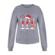thumbnail image 3 of Gibobby Tops Mujeres Casual Sudadera con estampado navideño para mujer, de cuello Rojoondo informal, camisa holgada, Tops ligeros (Gris, L), 3 of 4