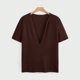 thumbnail image 4 of pstuiky camisetas camisas para hombre, Camiseta deportiva de manga corta con cuello redondo para hombre, color liso, para correr al aire libre ropa de hombre s, 4 of 5