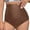 Brown, variant on Women's High Waisted Stretchy Casual Summer Shorts Pu Leather Skinny Sexy Beach Vacation Trendy 2025 S-2XL