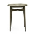 thumbnail image 6 of Stanford Outdoor Rustic Acacia Wood Bar Table with Slat Top, Gray, 6 of 7