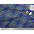 thumbnail image 2 of Soimoi Cotton Duck Fabric Plaid Check Printed Fabric 1 Yard 42 Inch Wide, 2 of 3