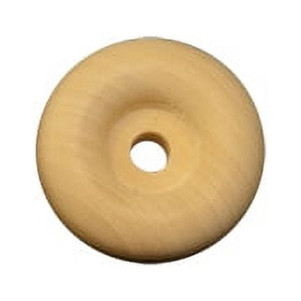 12 Pcs 1-1/2" x 1/2" Wooden Toy Wheels, Recessed HubHole size 1/4"Use AP1003, AP1010 or AP1005 Axle pegs for 1/4" holes.