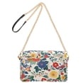 thumbnail image 2 of FORMRS Women Crossbody Purse with Chain Strap Vegan Leather Shoulder Handbag, Red Japanese Floral Pattern, 2 of 7