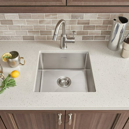 American Standard Pekoe 35 X 18 Double Basin Undermount Kitchen Sink With Grid And Drain
