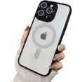 thumbnail image 6 of for iPhone Case,[Compatible with MagSafe] Glitter Bling Sparkly Camera Lens Protection Clear Soft Shockproof Phone Case (Blue,iPhone 11), 6 of 6