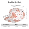 thumbnail image 2 of Adjustable Baseball Cap, Cartoon Cute Axolotl White Flat Bill Trucker Flat Brim Hats Dad Hat for Men Women - Snapback Hat Adjustable Size, 2 of 7