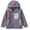 Purple, variant on Jacket Boys Zipper Long Sleeve Thick Warm Outerwear Hooded Winter Coats for Kids 5-6 Years