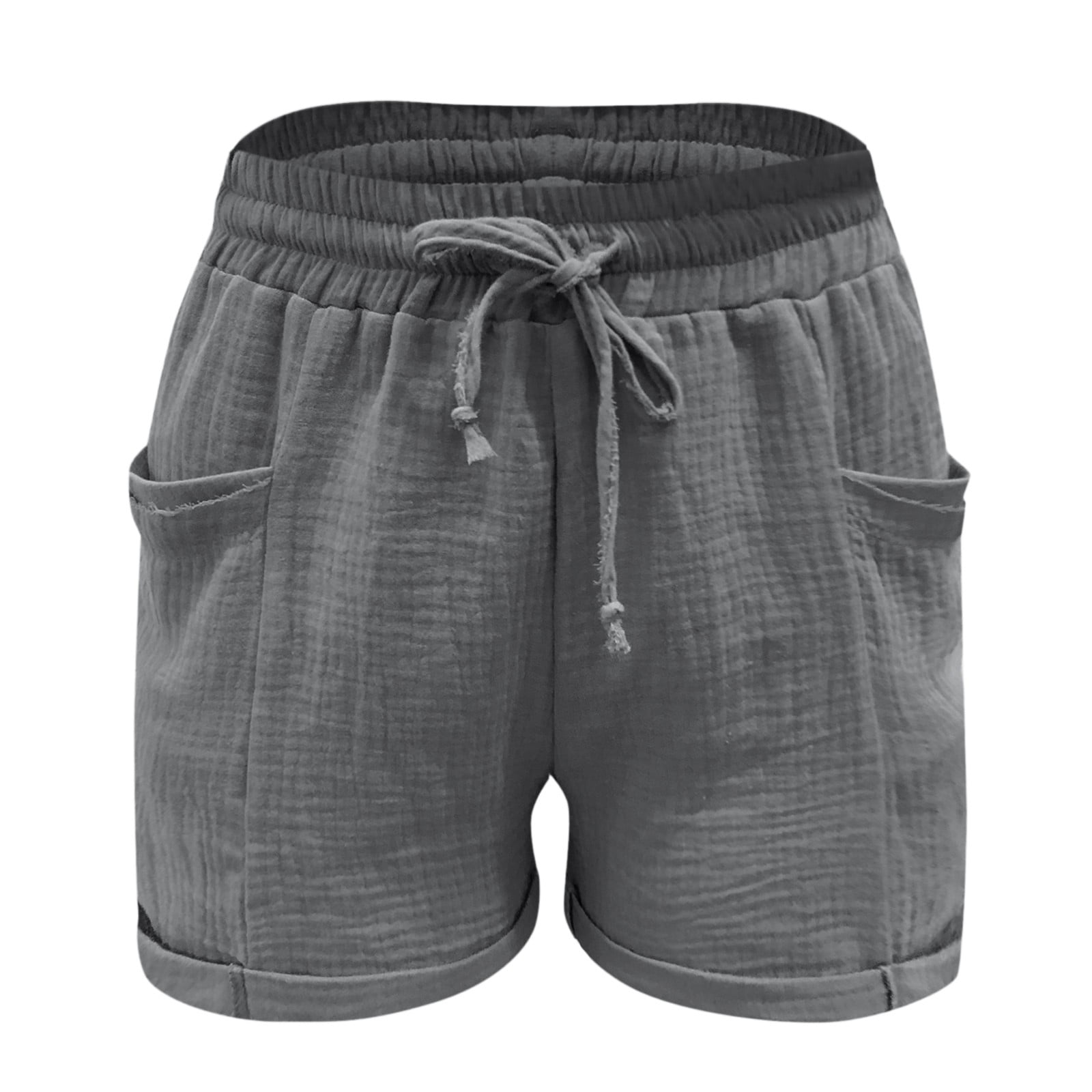 ハーフ・ショートパンツ HUECLOSET Dirty Washing Pocket Bermuda Pants 25KERO172 Ketyyh-chn99 Bermuda Shorts for Women Shorts for Women