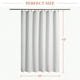 thumbnail image 5 of Cortina de ducha Barossa Design Waffle Weave blanca 180 x 180 cm, 5 of 7