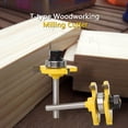 thumbnail image 1 of SMihono Kitchen Organizers and Storage 3 Teeth T-type Tenon Cutter Bit Tongue & Groove Router Bit Set Kitchen Gadgets Must Have 2023, 1 of 9