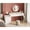 White, variant on Computer Desk With 5 Drawers, 53 Inch Office Desk With Printer Shelf, Reversible Work Desk For Home Office, Writing Table Desk With Headphone Hook For Storage, Rustic