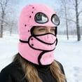 thumbnail image 4 of Men Women Windproof Full Cover Balaclava with Glasses Mask, Winter Thermal Thick Ski Cap Camping Hunting Trapper Hat, 4 of 6