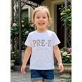 thumbnail image 4 of BemeyourBBs Toddler Baby Girl Back to School T-Shirts Kindergarten Shirt Outfits 3 4 5 6 7 Years Letter Print Short Sleeve Shirts Summer Casual Pullover Tee Shirts Tops, 4 of 9