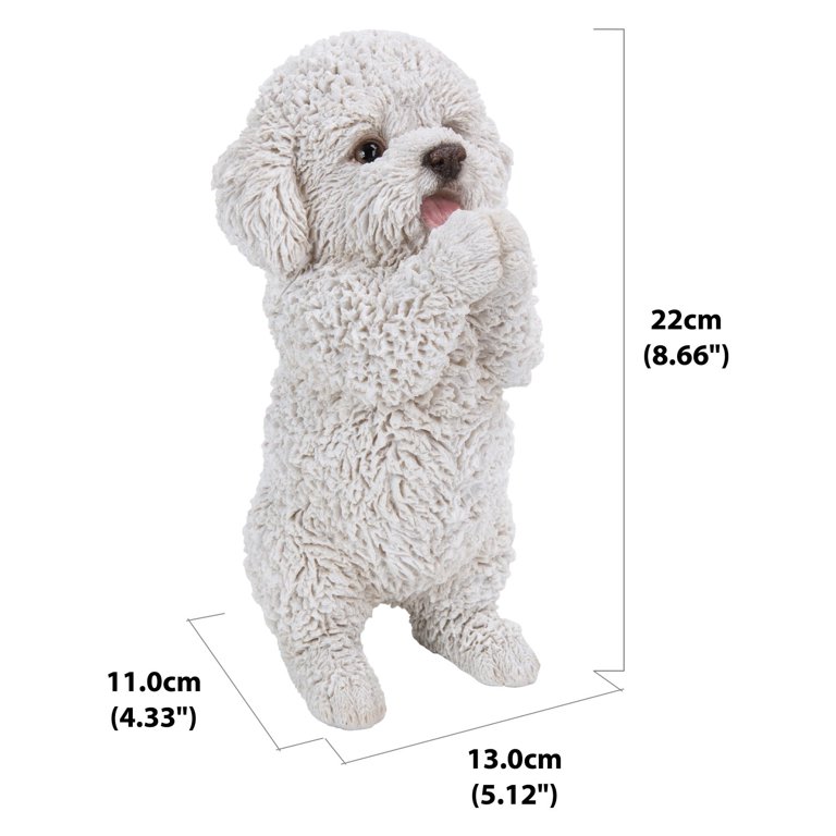 Hi-Line Gift Maltese Puppy Statue