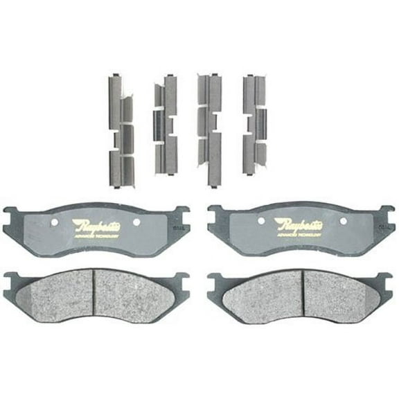 Disc Brake Pad-Advanced Technology Metallic Front,Rear Raybestos ATD966M Fits select: 2002-2003 DODGE RAM 1500, 2004-2005 DODGE RAM 1500 ST/SLT