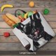 thumbnail image 5 of Fotbe Cool French Bulldog Wine Bolsa Tote con Estampado para Mujer, Bolsos con Cremallera, Bolsa de Hombro Casual de Gran Capacidad con Bolsillos Internos, 5 of 7