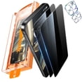 thumbnail image 1 of Protector de Pantalla MRGLAS iPhone 16 Pro 6.3" Privacidad Paquete de 2, 1 of 9