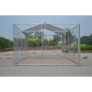 Chicken Coop Outlet Chain Link Backyard Dog Kennel, X-Large, 240L