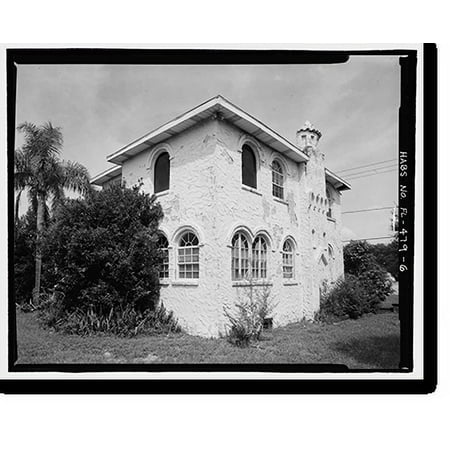 Historic Print, Pauline Kilker House, 1410 North Lincoln Avenue-3300 West Laurel Street, Tampa, Hillsborough County, FL - 6, 18" x 24"
