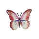 thumbnail image 4 of 3D Mariposa Metal Decoraciones de Pared Esculturas de Pared Balcón Decoración para El Hogar Interior Jardín Al Aire Libre Colgando Arte de La Pared de Rojo Sunnimix Escultura de pared, 4 of 8