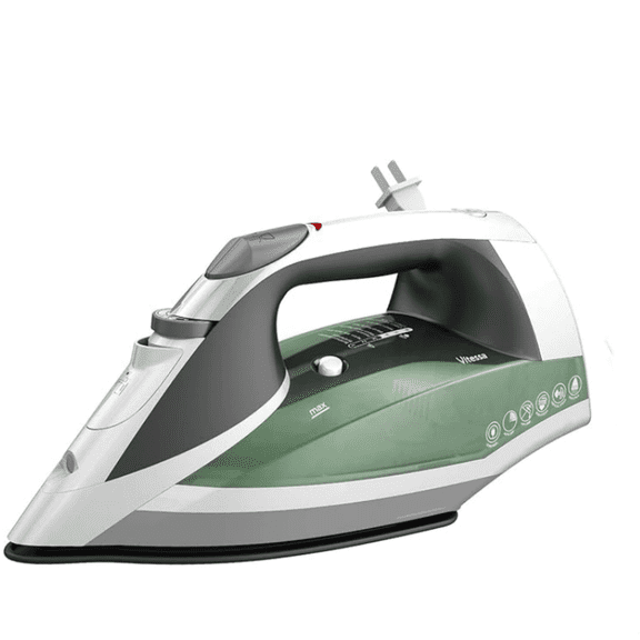Advanced Steam Iron, ICR2020, Even Steam Nonstick Soleplate, Auto Shutoff, Tangle-Free Retractabel Cord, Green