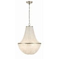 thumbnail image 2 of BRI-3006-SA Crystorama Lighting Brielle - 18 Inch Six Light Chandelier-Antique Silver Finish    -Traditional Installation, 2 of 14