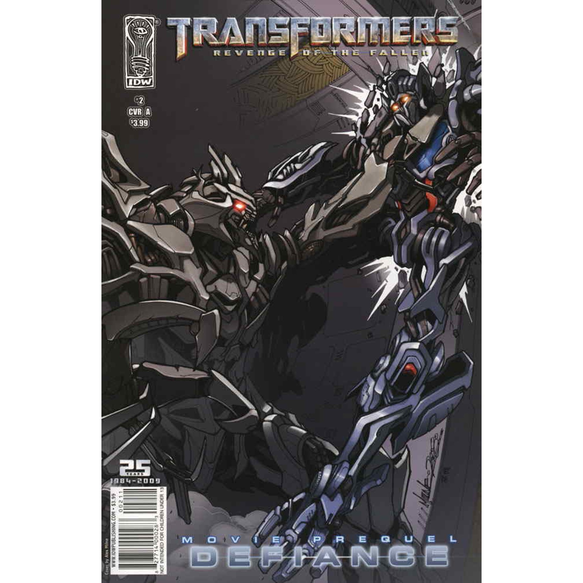 Transformers: Defiance #2A VF ; IDW Comic Book
