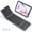 Black, variant on Foldable Bluetooth Keyboard, Wireless Portable Keyboard with Numeric Keypad, Rechargeable Pocket-Sized Travel Keyboards for Windows, iOS, Android Smartphone, Tablet, and Laptop, Support 3 Devices