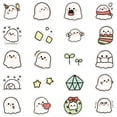 thumbnail image 3 of Cute Ghost Stickers,?40 PCS Vinyl Waterproof Cute Ghost Small Stickers for Phone Case, Water Bottles, Laptops, 3 of 5