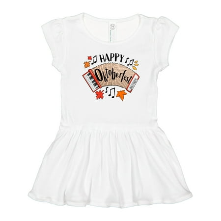 

Inktastic Happy Oktoberfest- Accordian Gift Toddler Girl Dress