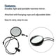 thumbnail image 4 of Advancent Espejo retrovisor de buceo de vidrio ajustable, equipo de seguridad, espejo retrovisor estable con cordón con deslizador para Deportes acuáticos, 4 of 6