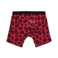 thumbnail image 2 of Valentine's Day Be Mine Lips Pattern Men's Red Boxer Briefs-Small, 2 of 5
