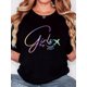 thumbnail image 1 of Camiseta Para Mujer De Verano Con Cuello Redondo Para Mochilero, Viajes, DesplazamientosWomen'S T-Shirt, "Girls Color Plane 2025" Print, Retro Minimalist Fashion, Round Neck, Casual Comfort, Sports, 1 of 6