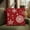 F, variant on Dongrere Linen Christmas Pillow Covers 18x18 Inch Red Pillowcase for Christmas Decorations Indoor Decorative Pillow Case for Indoor & Outdoor Use